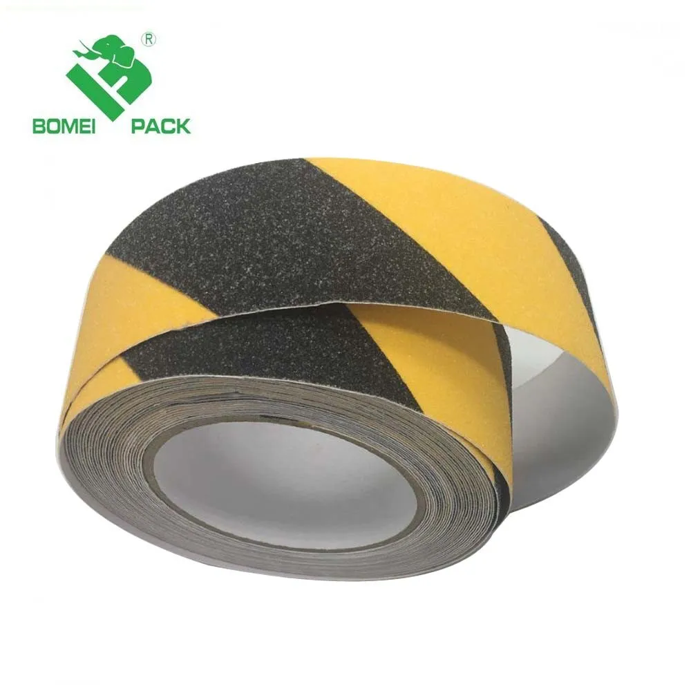 4" X 16.4ft Anti Slip Tape High Traction Safety Tape Yellow And Black For Stairs Steps Floors