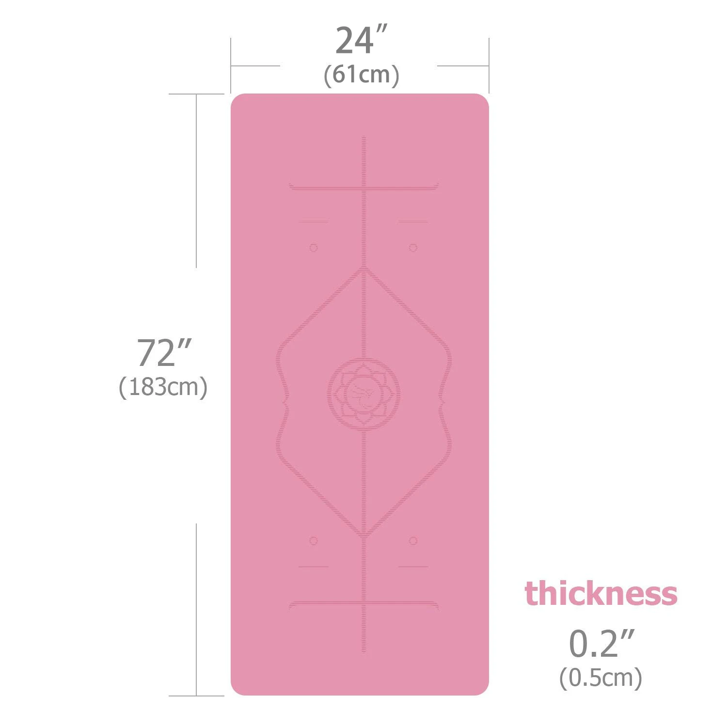 anti slip natural rubber yoga mat rug