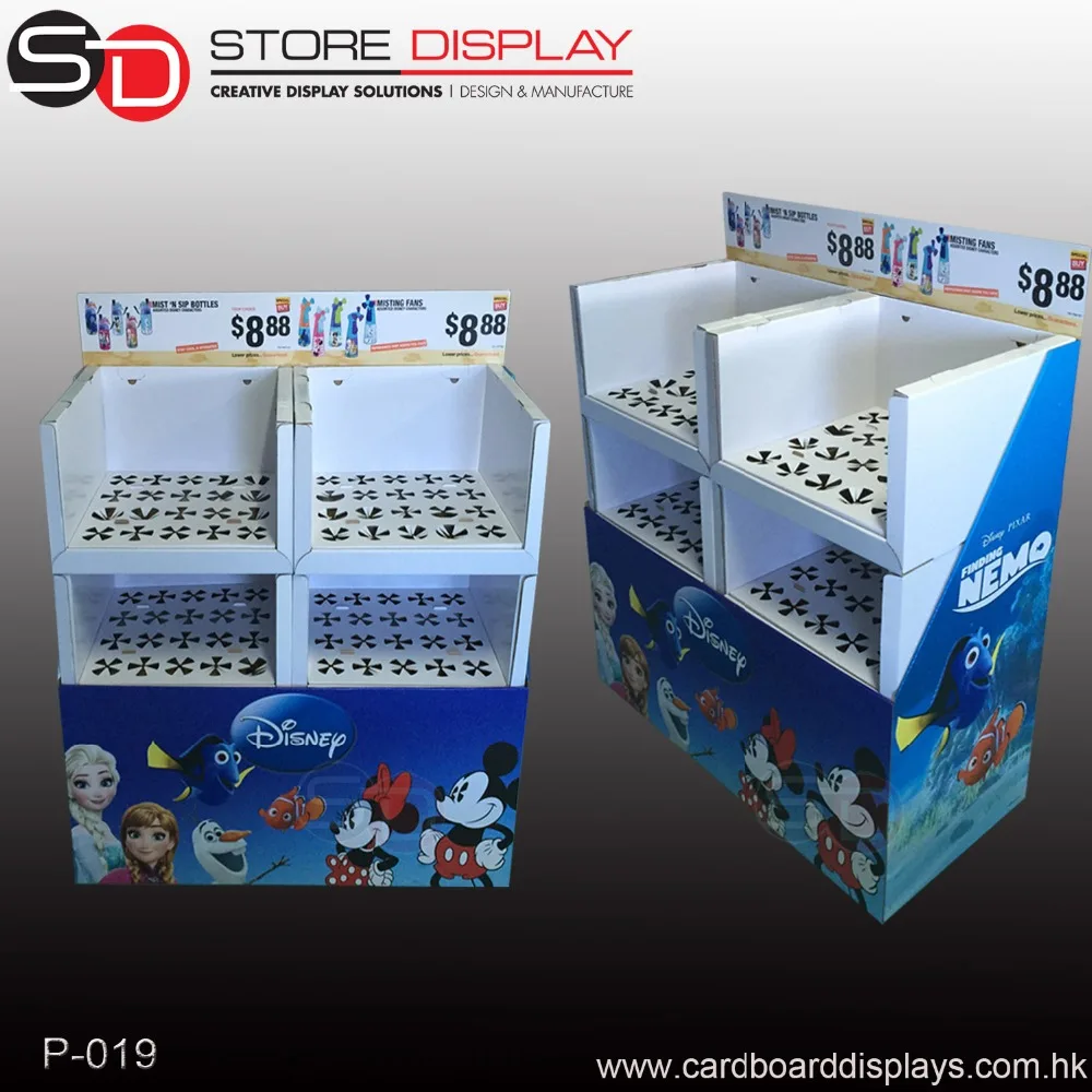 カスタムスーパーマーケット段ボールディスプレイ1/4段ボール小売パレットディスプレイ Buy パレットディスプレイ Product on