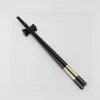 Fiberglass Chopsticks With Golden & Silver Pattern Alloy Reusable Chopsticks With Customized Design With Holder