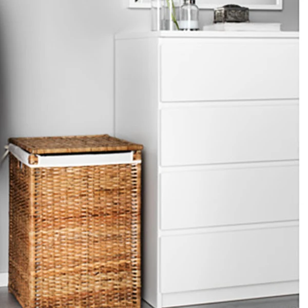 Hot Sale Household Tall Rattan Laundry Basket With Lid Buy
