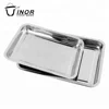 kitchen wares buffet food serving tray silver plate with curling edge