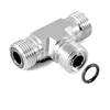 1/2 inch stainless steel pipe fitting with O-ring seal