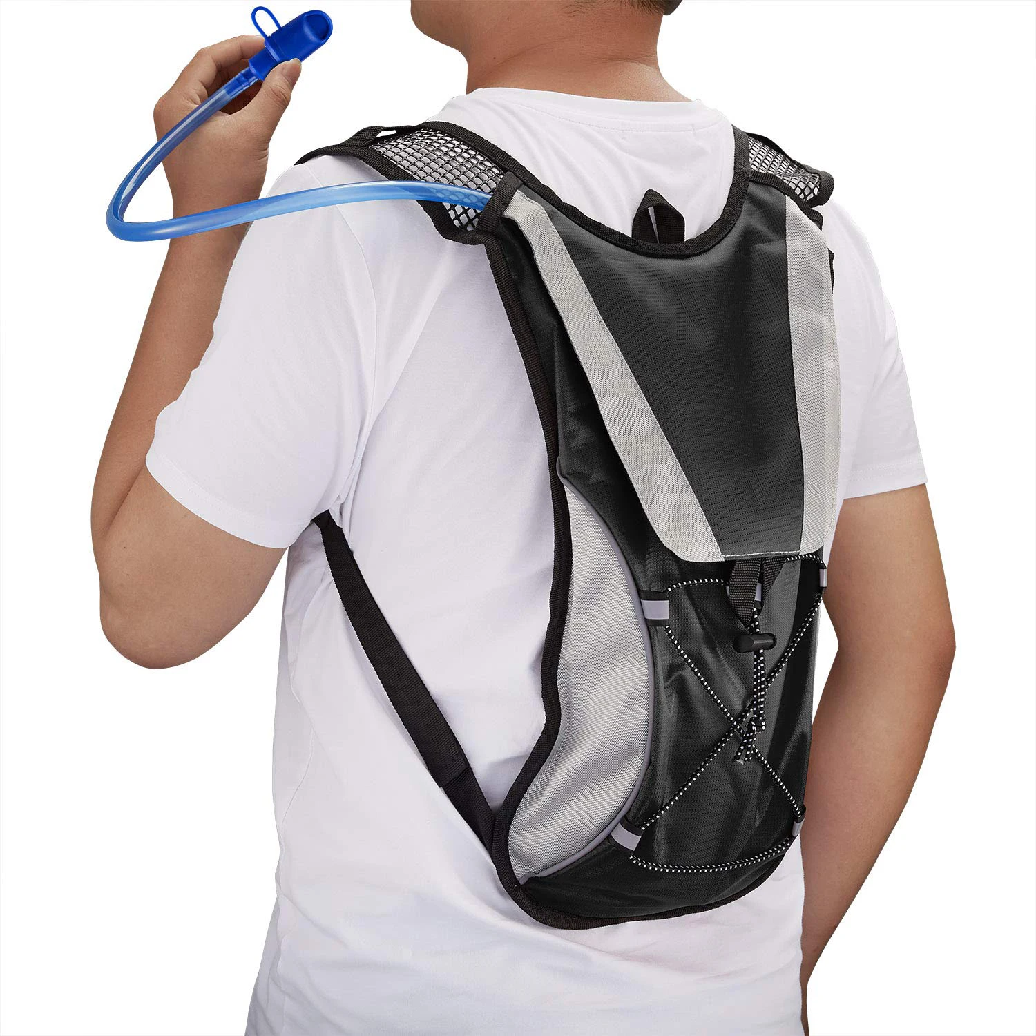 带2l 水囊的水合背包水背包非常适合跑步骑自行车徒步登山袋