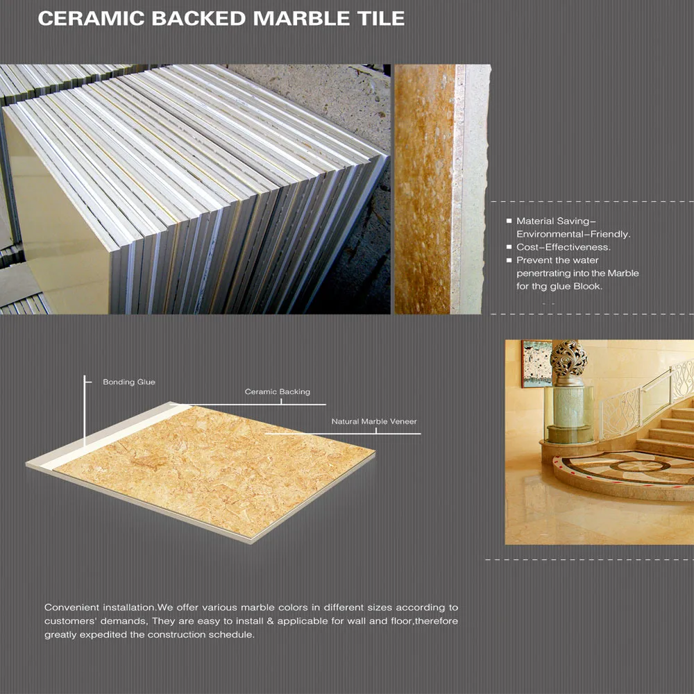 Natural Stone Aluminium Honeycomb Composite Stone Tile Marble Composite Tile