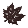 Shangyi wholesale table coasters mats maple leaves drink cup mat set
