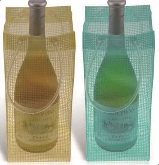 plastic wine ice bags