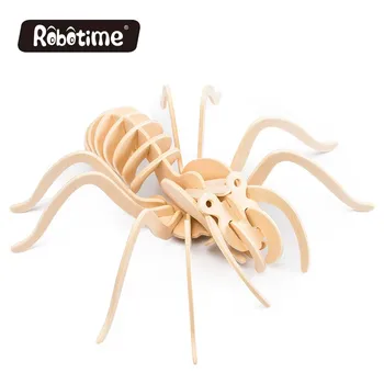 3d jigsaw wooden puzzle animals diy toys for kids buy 3d wooden