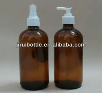 500ml Amber Shampoo Bottle With Lotion Pump Buy Decorative