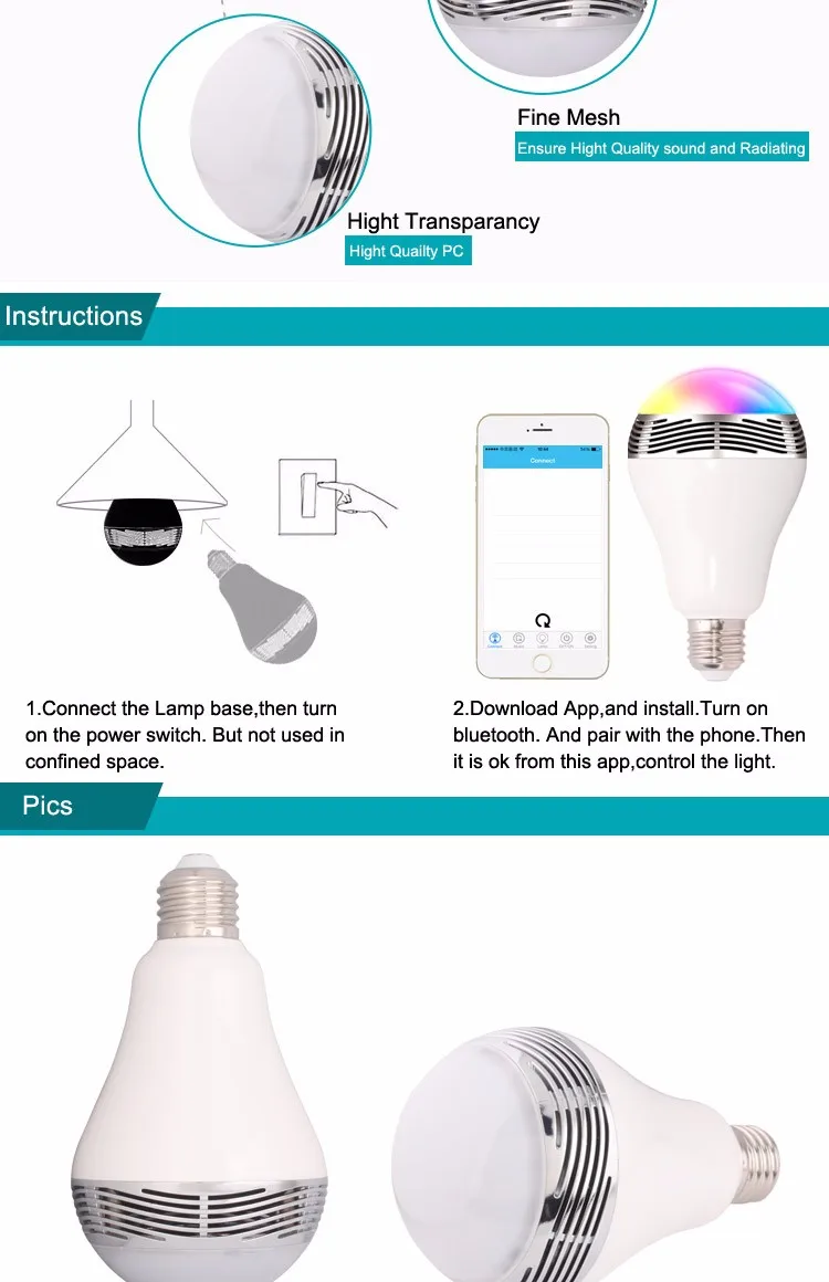 bluetooth speaker led light13