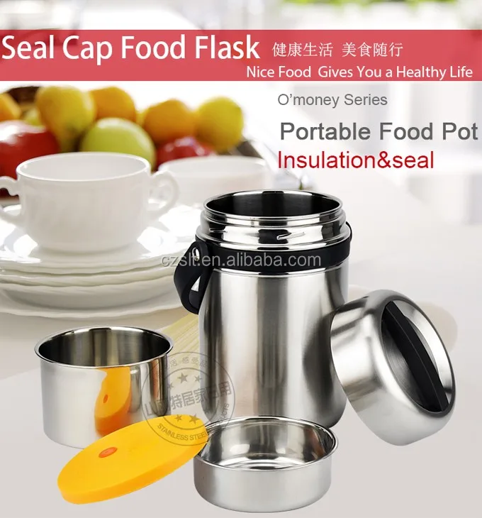 Stainless Steel Thermos Food Warmer Container For Heat Preservation