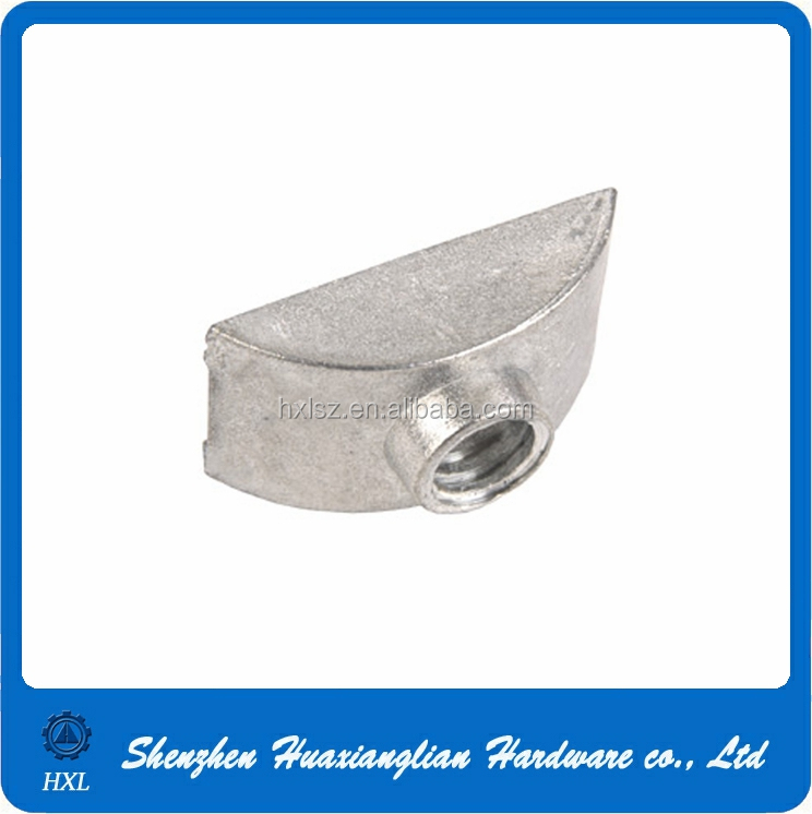 China Custom Special High Precision Zinc Alloy Half Moon Nut Buy Half