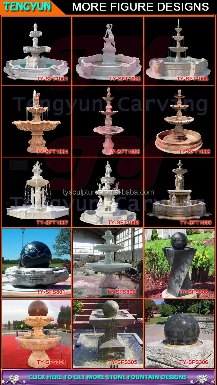 Black Granite Spinning Water Ball Fountain Stone Sphere Floating Globe
