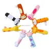 Soft Stuffed Plush Animal Bibi Hand Stick /Baby Plush Hand Bells Wholesale Toy
