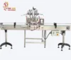 Automatic 4 Nozzles Four Head Multi-heads Liquid & Cream Digital Filling Machine TOADF-400