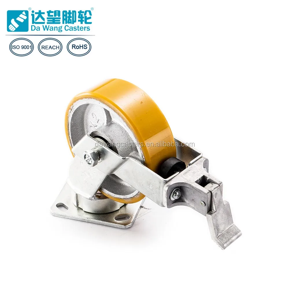 Industrial Cart Trolley Wheels 5" Casters Lock For All Floor Buy 5