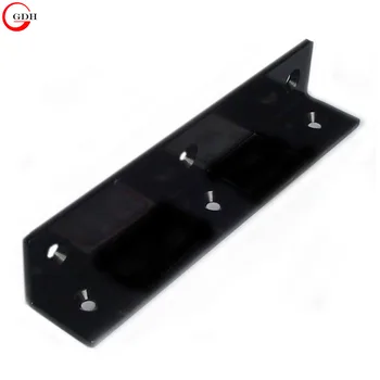 Black Steel Flat Angle L Frame Bracket View Steel L Frame Bracket Gdh Product Details From Guangzhou Yuehe Intelligent Equipment Co Ltd On Alibaba Com