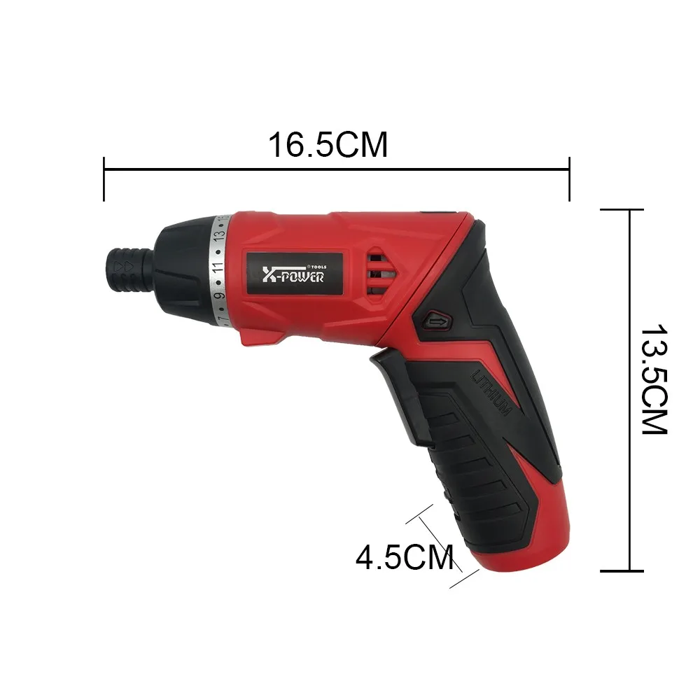 Kcs626p19pcs 3.6v Cordless Screwdriver With Usb Recharging Electric