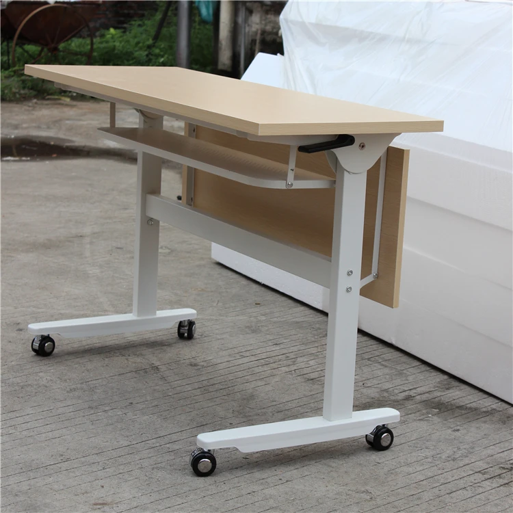 Office Small Metal Folding Work Table Legs With Fold Up Table Top - Buy ...