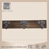 wooden wall hanger hook with animal shape in resin