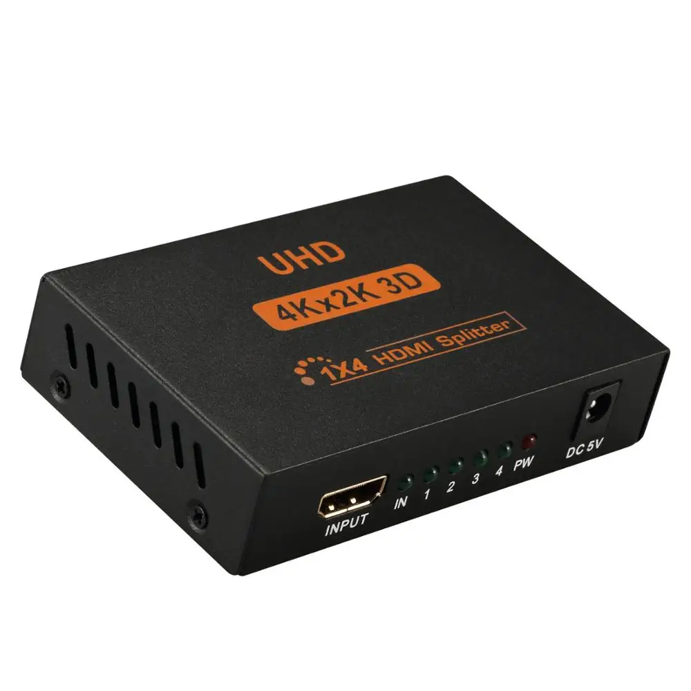 Разветвитель сигнала hdmi splitter 3d 1х4