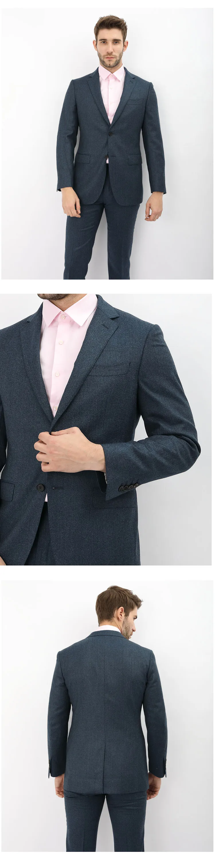 100wool Super 120's Custom Suits Manufacturers 2 Piece Set Coat Pant