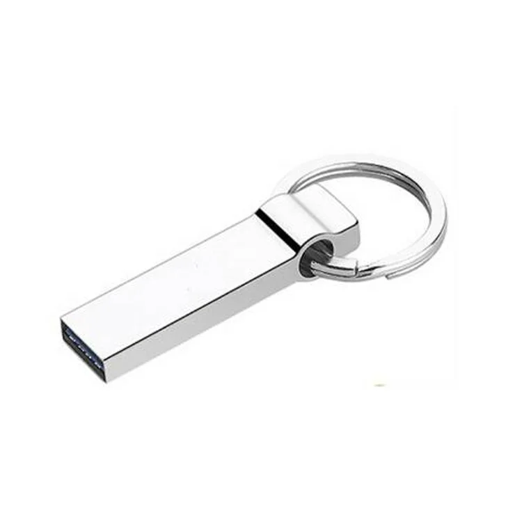 High speed sleek metal 4GB usb flash drive,customized logo promotional usb sticks 8GB 16GB,cheaper usb pendrive with chain - ANKUX.COM