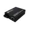 gigabit single fiber single mode 1 fiber port+1 ethernet port fiber media converter ethernet desktop switch