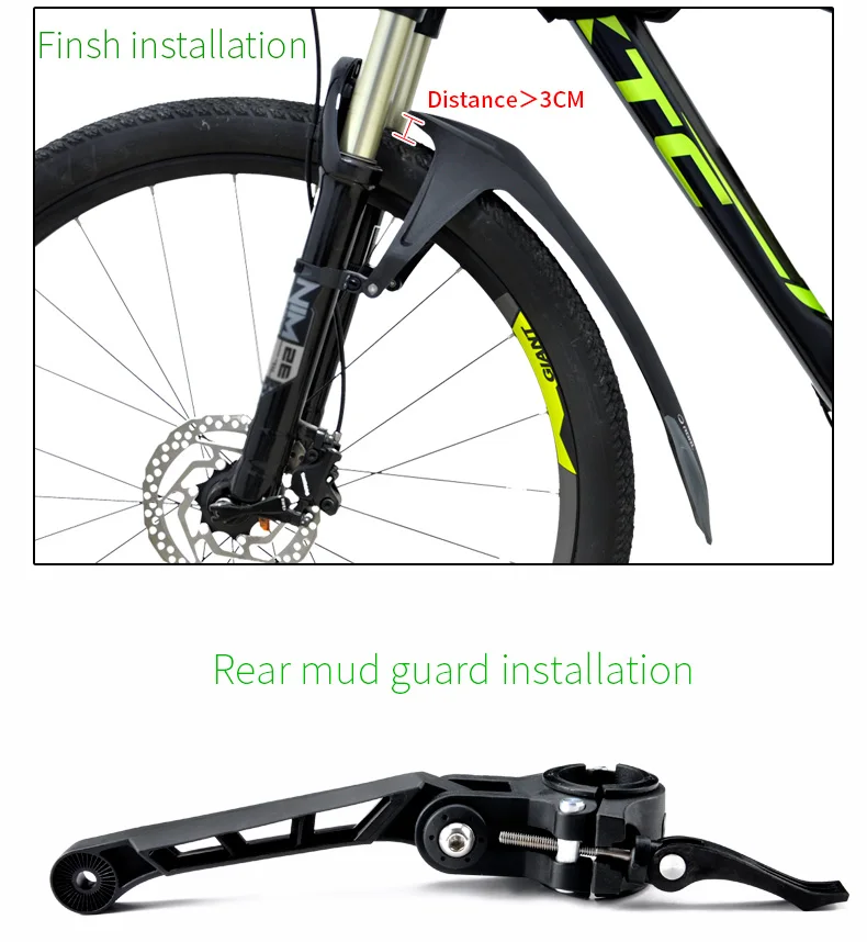 24 26 27.5 29 Inch Bike Mountain Mud Guard Mtb Bicycle Ebike Mudguard ...