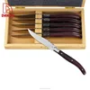 Laguiole Set Steak Knife with Wooden Box
