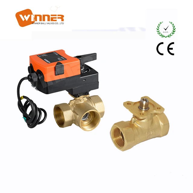 24vac 420ma 1'' Modulating Control Valves For Heating Pump Water