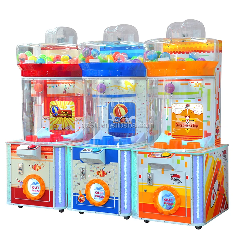 Jiuyou Crazy Capsule Toys Skill Game Machine Kids Coin Game Machine In