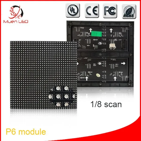 Indoor and outdoor P3.91 SMD LED Display Module 1 / 16Scan led display module 8
