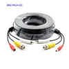 BNC RCA DC 3in1 Audio Video Power Cable CCTV Security Camera Cable For Security Camera BNC Power Video Wire Black