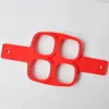 Premium Kitchen 4 Cavity Silicone Egg Ring Pancake Mold Square Egg Mold
