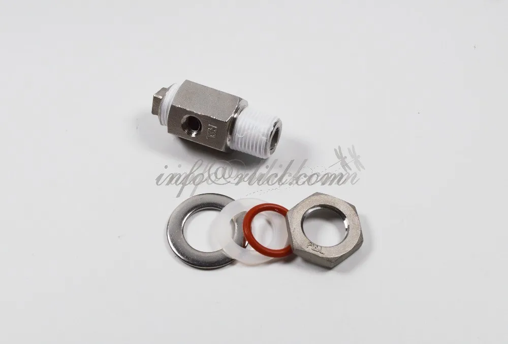 Homebrewing Stainless Steel Sight Gauge Weldless Adapter Plug Fitting