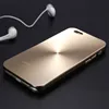 Luxury Shinny Metal Aluminium + PC Shell Phone Cover For APPLE iPhone 4 4s 5 5s Fashion Mobile Case