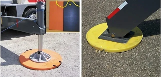 outrigger pads for boom truck