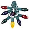 C7 C9 Bulb Christmas String Light, Roofline Light String, Hanging Christmas Outdoor Patio String Lights E12 E14