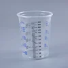 Large plastic mixing paint cup Paint solvent with position scale measuring quick mix quart