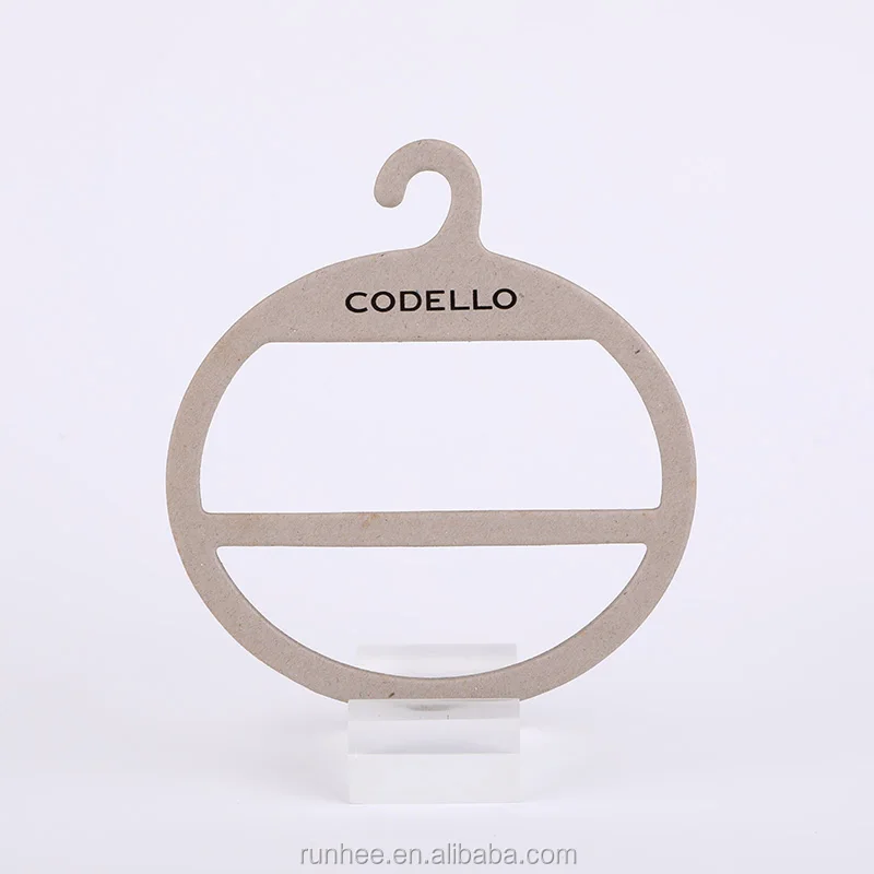 Eco Friendly Cardboard Scarf Hangers Multi Season With Printing Logo And Starch Glue