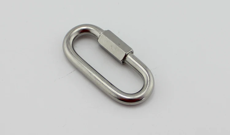 stainless steel 304/316 safety screw chain quick link