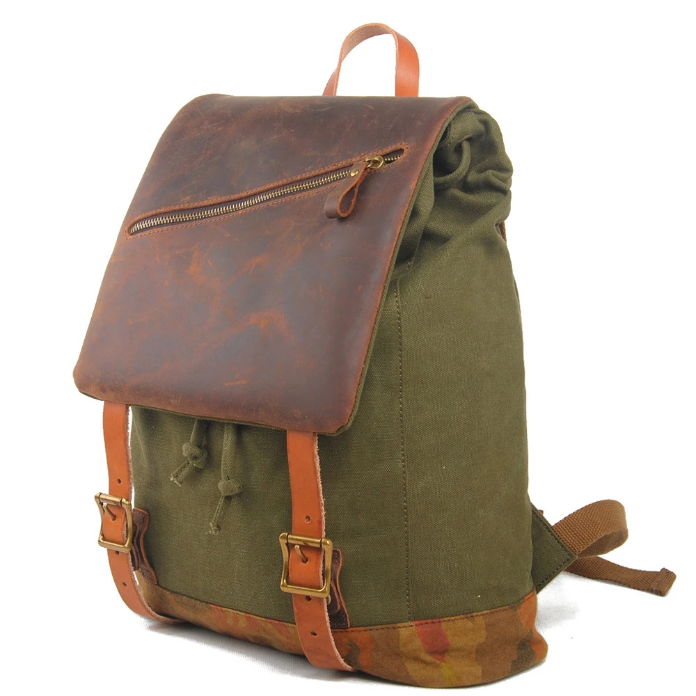 Unique design canvas best backpack for teens