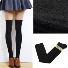 1 Pair Fashion Girls Ladies Women Sexy Thigh High Over The Knee Socks Long Cotton Stockings