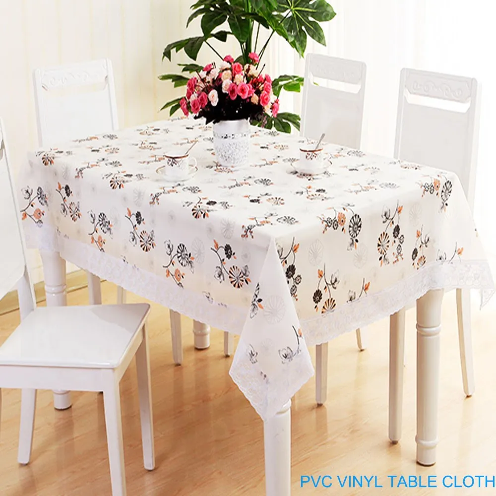 Transparent Plastic Table Cloth Pvc/pe/peva Waterproof Table Cloth ...