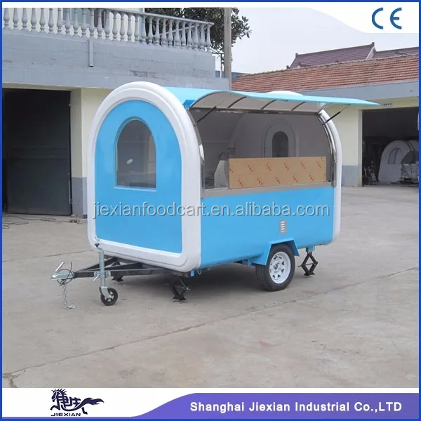 JX-IC160 Shanghai Jiexian barbecue Food Trailer Stand BBQ Cart