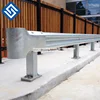 road traffic safe anti-corrosion galvanized steel flange post w beam guardrail with terminal end