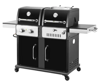 New Design 2 In 1 Gas Charcoal Combination Bbq Grill 2 In 1 Gas Charcoal Combination Bbq Grill