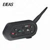 chinese factory E6 V6 vnetphone 6 riders 1200m bt interphone motorcycle full duplex communicator bluetooth helmet intercom