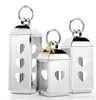 Heart shape Stainless Steel lantern for wedding centerpieces table decoration